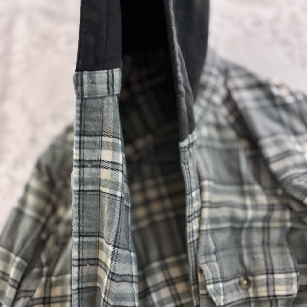 PLAID Hooded Jacket - OLD NAVY